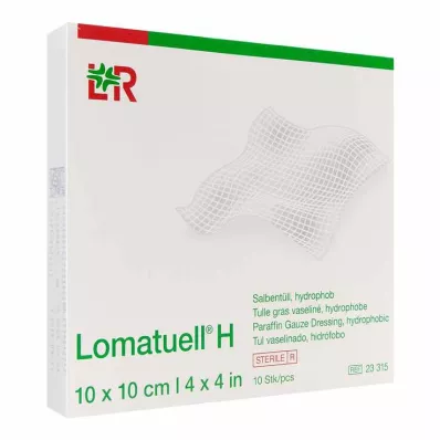 LOMATUELL H Masāžas tills 10x10 cm sterils, 10 gab LOMATUELL H Masāžas tills 10x10 cm sterils, 10 gab