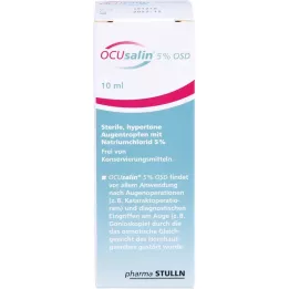 OCUSALIN 5% OSD Acu pilieni, 1X10 ml