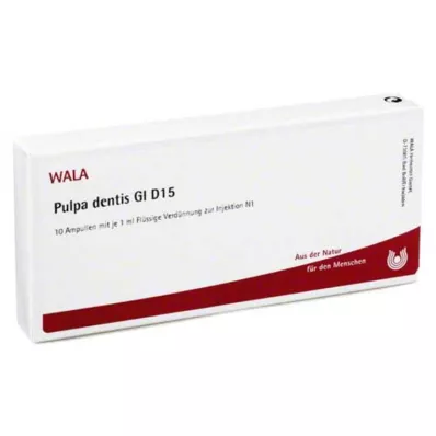 PULPA DENTIS GL D 15 ampulas, 10X1 ml PULPA DENTIS GL D 15 ampulas, 10X1 ml