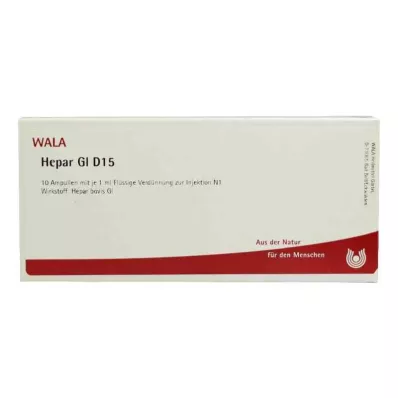 HEPAR GL D 15 ampulas, 10X1 ml HEPAR GL D 15 ampulas, 10X1 ml