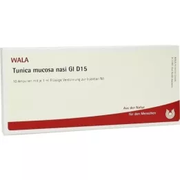 TUNICA gļotādas nasi GL D 15 ampulas, 10X1 ml