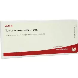 TUNICA gļotādas nasi GL D 15 ampulas, 10X1 ml