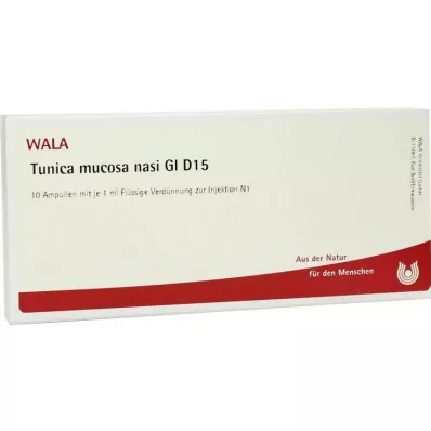 TUNICA gļotādas nasi GL D 15 ampulas, 10X1 ml