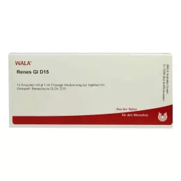 RENES GL D 15 ampulas, 10X1 ml