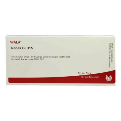 RENES GL D 15 ampulas, 10X1 ml RENES GL D 15 ampulas, 10X1 ml