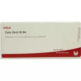 CUTIS feti GL D 4 ampulas, 10X1 ml