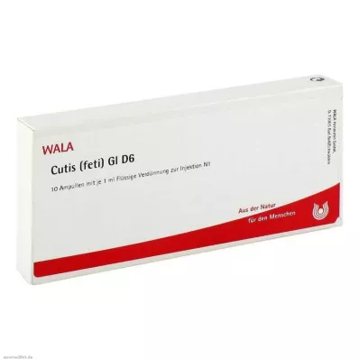 CUTIS feti GL D 6 ampulas, 10X1 ml