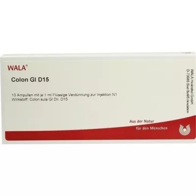 COLON GL D 15 ampulas, 10X1 ml