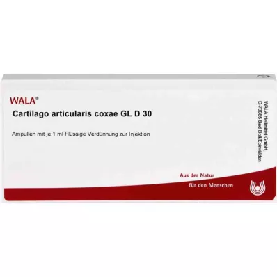 CARTILAGO articularis coxae GL D 30 ampulas, 10X1 ml CARTILAGO articularis coxae GL D 30 ampulas, 10X1 ml
