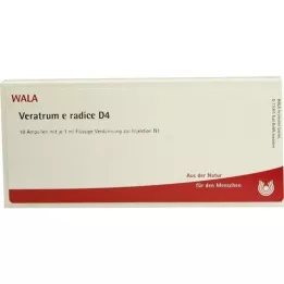 VERATRUM E radice D 4 ampulas, 10X1 ml