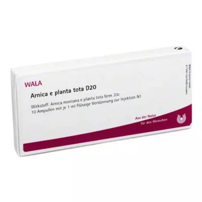 ARNICA E Planta tota D 20 ampulas, 10X1 ml