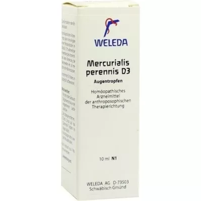 MERCURIALIS PERENNIS D 3 acu pilieni, 10 ml