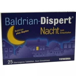 BALDRIAN DISPERT Nakts aizmigšanas tabletes, 25 gab