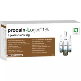 PROCAIN-Loges 1% šķīdums injekcijām ampulas, 50X2 ml
