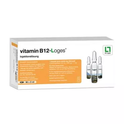 VITAMIN B12-LOGES Injekcijas šķīdums ampulās, 50X2 ml VITAMIN B12-LOGES Injekcijas šķīdums ampulās, 50X2 ml