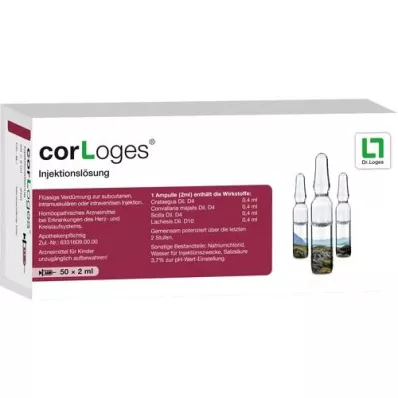 CORLOGES Injekcijas šķīduma ampulas, 50X2 ml