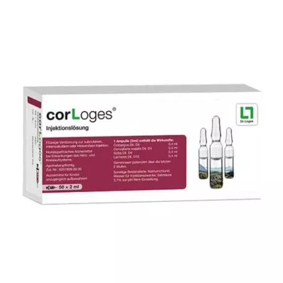 CORLOGES Injekcijas šķīduma ampulas, 50X2 ml CORLOGES Injekcijas šķīduma ampulas, 50X2 ml