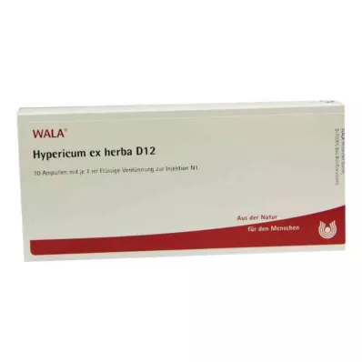 HYPERICUM EX Herba D 12 ampulas, 10X1 ml HYPERICUM EX Herba D 12 ampulas, 10X1 ml