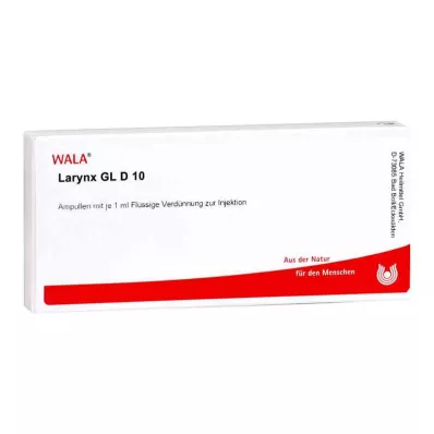 LARYNX GL D 10 ampulas, 10X1 ml