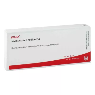 LEVISTICUM E radice D 4 ampulas, 10X1 ml LEVISTICUM E radice D 4 ampulas, 10X1 ml