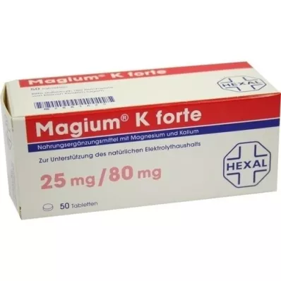 MAGIUM K forte tabletes, 50 gab