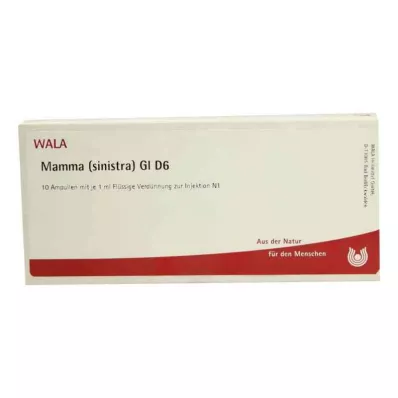 MAMMA SINISTRA GL D 6 ampulas, 10X1 ml MAMMA SINISTRA GL D 6 ampulas, 10X1 ml