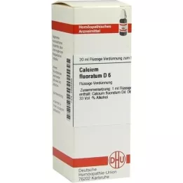 CALCIUM FLUORATUM D 6 atšķaidījums, 20 ml