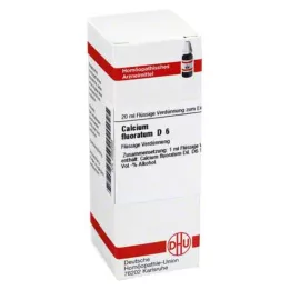 CALCIUM FLUORATUM D 6 atšķaidījums, 20 ml