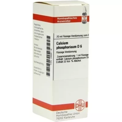 CALCIUM PHOSPHORICUM D 6 atšķaidījums, 20 ml