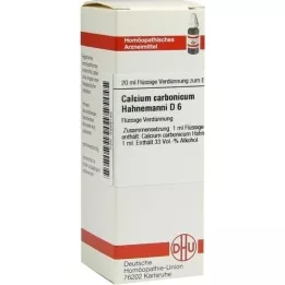 CALCIUM CARBONICUM Hahnemanni D 6 Atšķaidījums, 20 ml