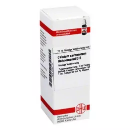 CALCIUM CARBONICUM Hahnemanni D 6 Atšķaidījums, 20 ml