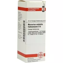 MERCURIUS SOLUBILIS Hahnemanni D 6 Atšķaidījums, 20 ml