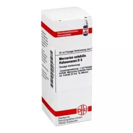 MERCURIUS SOLUBILIS Hahnemanni D 6 Atšķaidījums, 20 ml