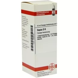 SEPIA D 6 atšķaidījums, 20 ml