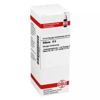 SILICEA D 6 atšķaidījums, 20 ml SILICEA D 6 atšķaidījums, 20 ml