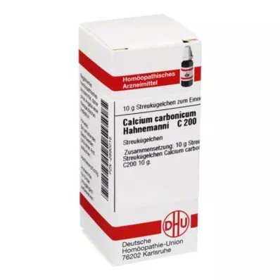 CALCIUM CARBONICUM Hahnemanni C 200 globuļu, 10 g