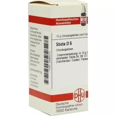 STICTA D 6 lodītes, 10 g