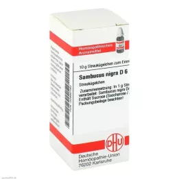 SAMBUCUS NIGRA D 6 lodītes, 10 g