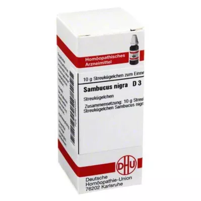 SAMBUCUS NIGRA D 3 globules, 10 g