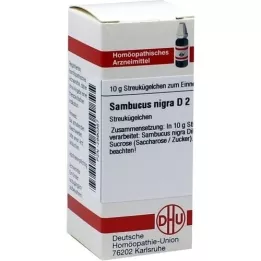 SAMBUCUS NIGRA D 2 globules, 10 g