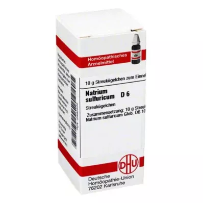 NATRIUM SULFURICUM D 6 lodītes, 10 g