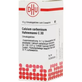 CALCIUM CARBONICUM Hahnemanni C 30 globuļu, 10 g