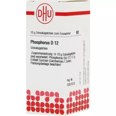 PHOSPHORUS D 12 bumbiņas, 10 g