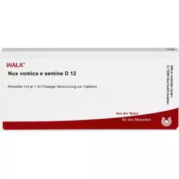 NUX VOMICA E semine D 12 ampulas, 10X1 ml