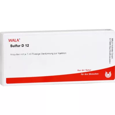 SULFUR D 12 ampulas, 10X1 ml SULFUR D 12 ampulas, 10X1 ml
