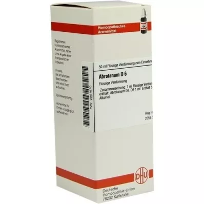 ABROTANUM D 6 atšķaidījums, 50 ml