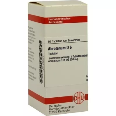 ABROTANUM D 6 tabletes, 80 kapsulas