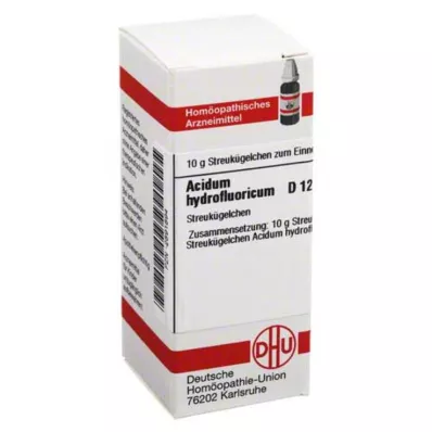 ACIDUM HYDROFLUORICUM D 12 bumbiņas, 10 g ACIDUM HYDROFLUORICUM D 12 bumbiņas, 10 g
