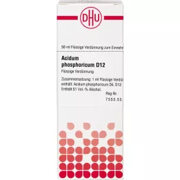 ACIDUM PHOSPHORICUM D 12 atšķaidījums, 50 ml