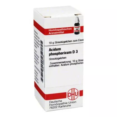 ACIDUM PHOSPHORICUM D 3 globules, 10 g